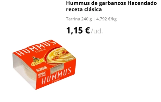 Hummus /MERCADONA