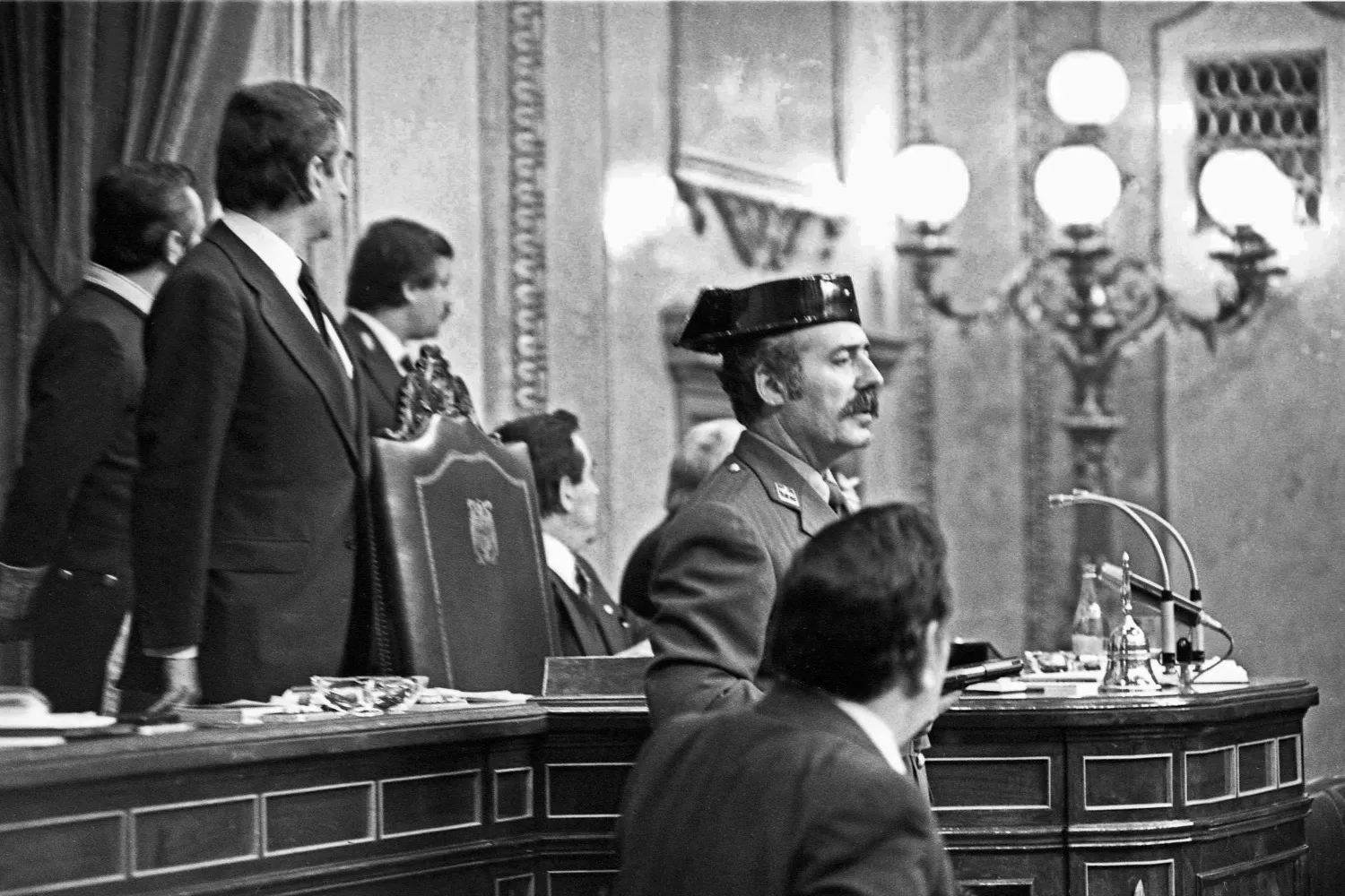 El teniente coronel de la Guardia Civil, Antonio Tejero, el 23F / EP