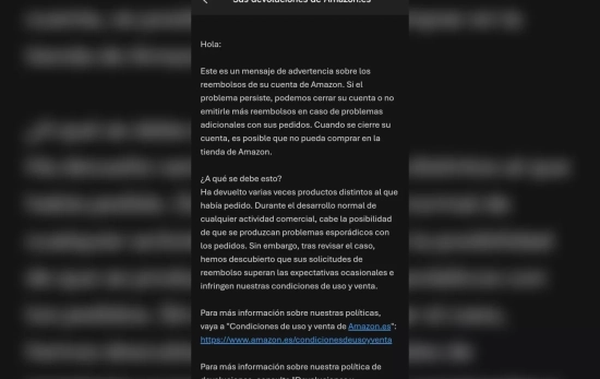 El mensaje de Amazon   CEDIDA