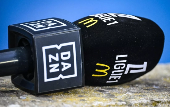 Un micrófono de Dazn / EP - AFP7  