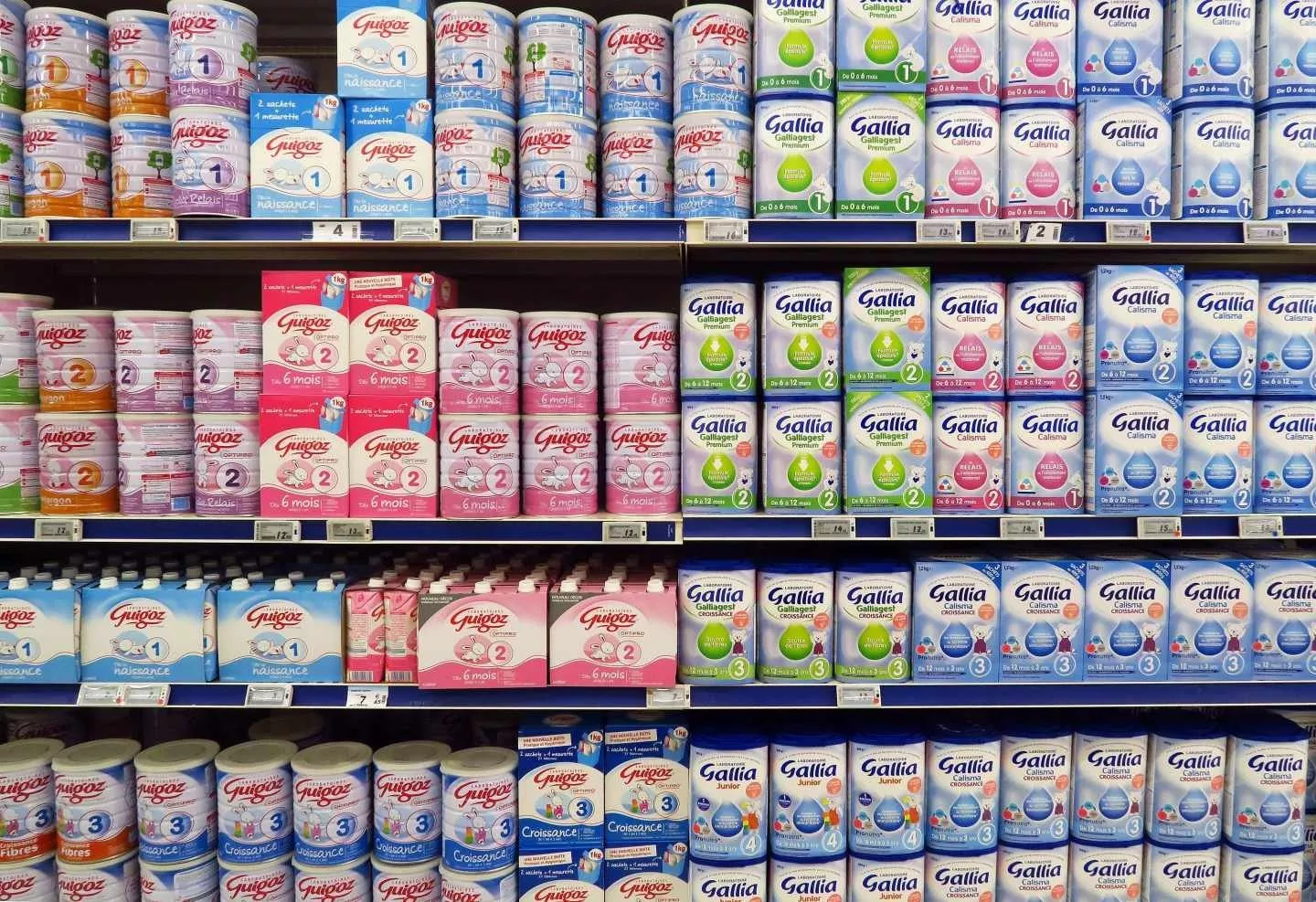 Productos de Lactalis en un supermercado francés / EFE 