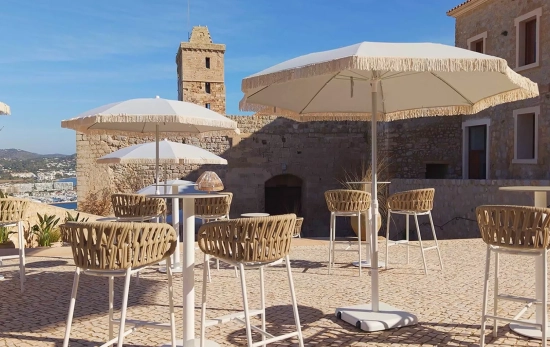 Zona exterior del Parador de Ibiza / PARADORES