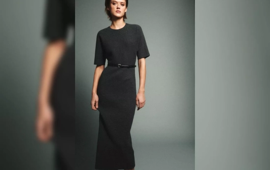 Vestido midi de Zara seleccionado por la IA / ZARA