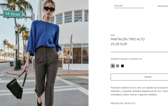 Pantalón tiro alto / ZARA