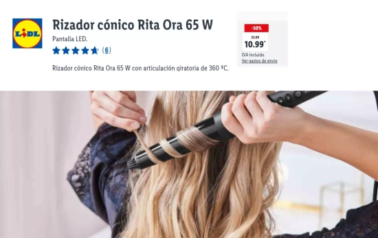 Rizador de pelo de Lidl/ LIDL