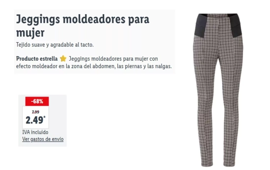 Jeggins moldeadores/ LIDL