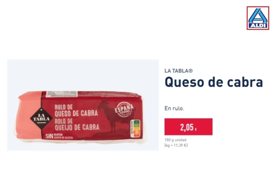 Queso de cabra/ ALDI