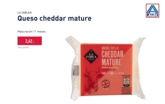 Queso cheddar mature/ ALDI