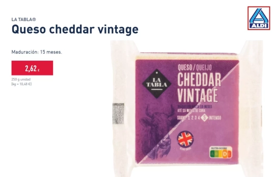 Cheddar vintage/ ALDI