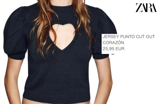 Jersey Cut Out/ ZARA