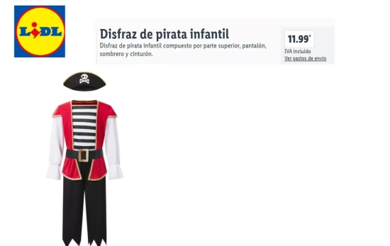Disfraz pirata/ LIDL