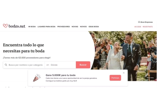 La web de Bodas.net / CG