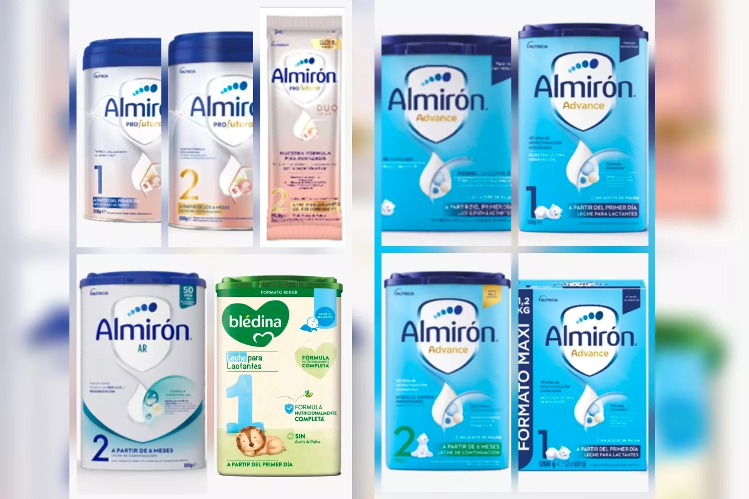 Los lotes de leche infantil afectados   AESAN   CG
