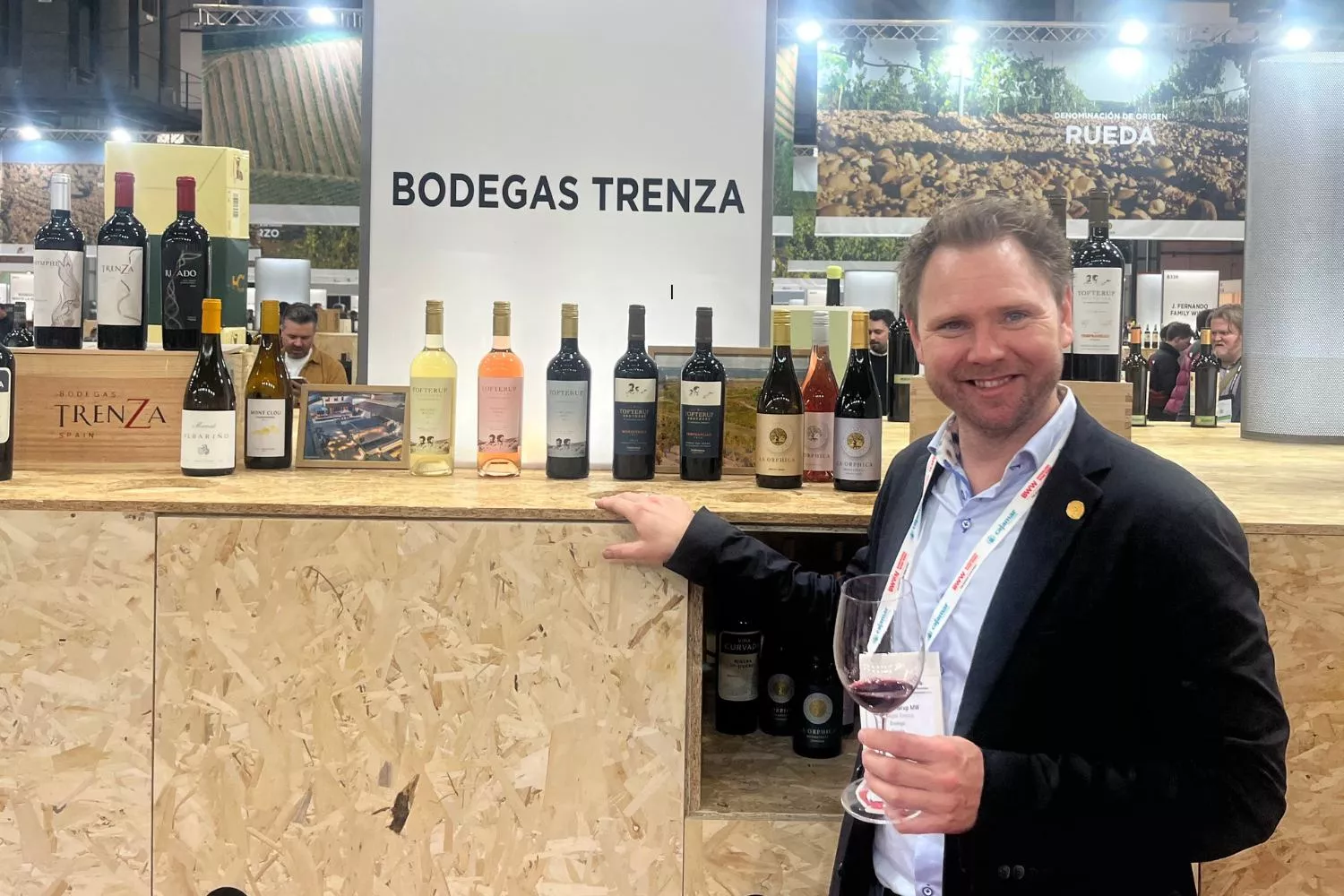 Jonas Tofterup, Master of Wine, en la feria del vino de Barcelona / TEO CAMINO