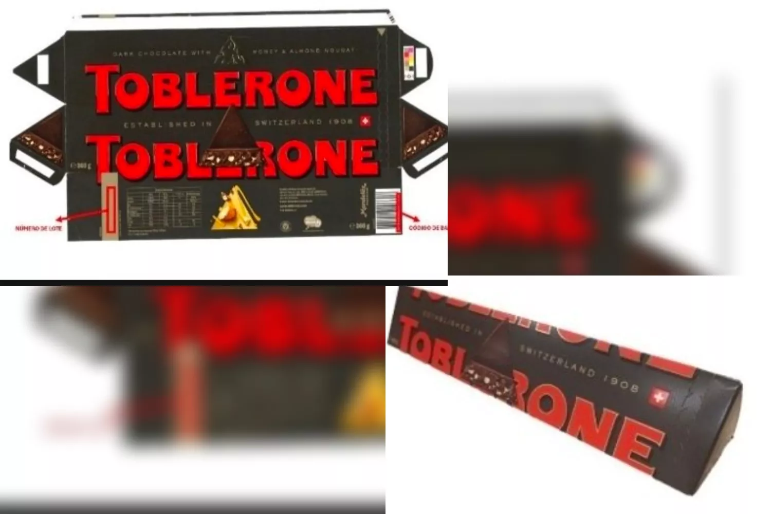 La tableta de chocolate Toblerone afectada / CG - AESAN