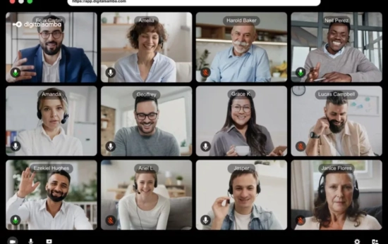 Una videollamada en Digital Samba   DIGITAL SAMBA