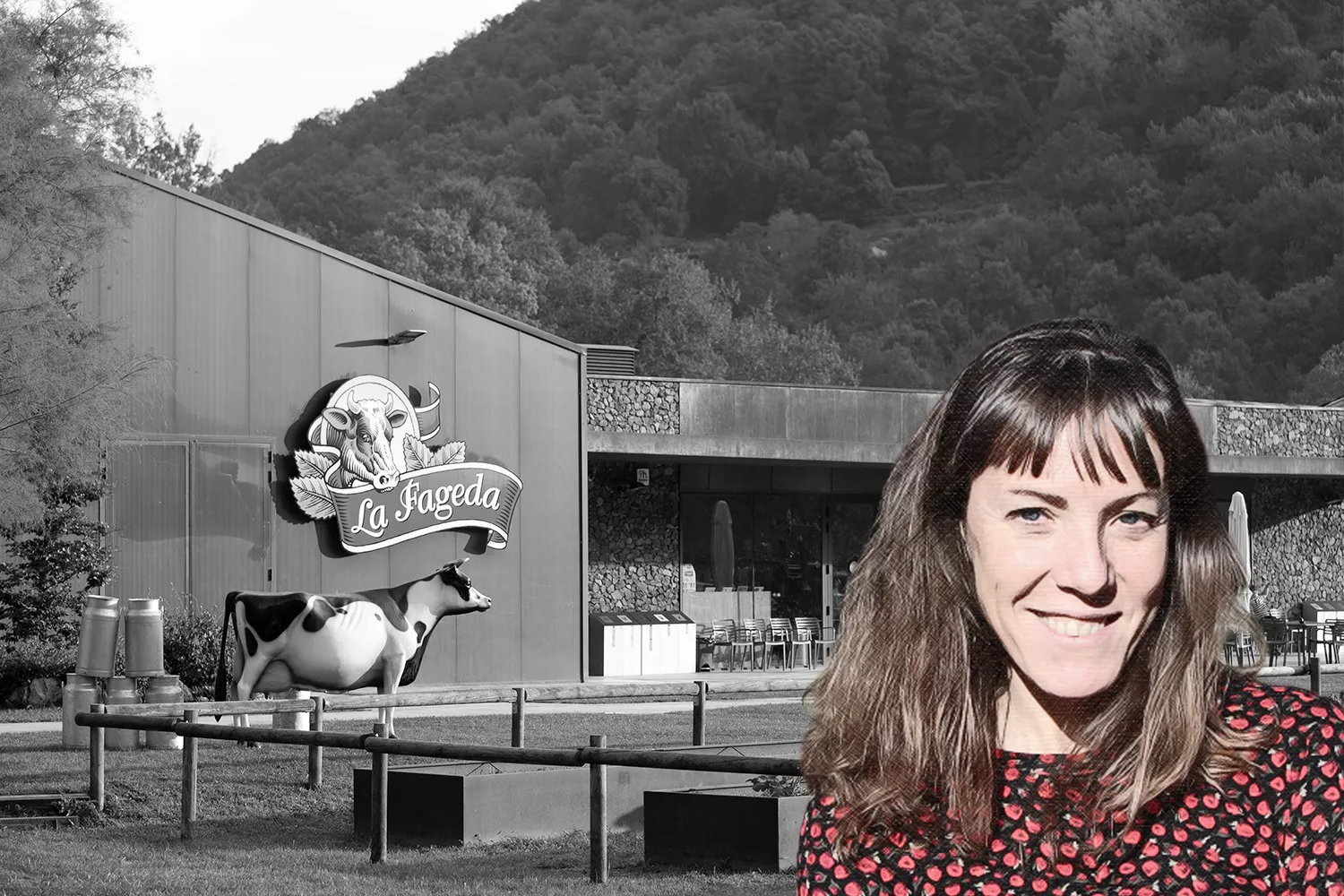 Mireia Saénz de Buruaga, la nueva directora de comunicación de La Fageda / Montaje CONSUMIDOR GLOBAL