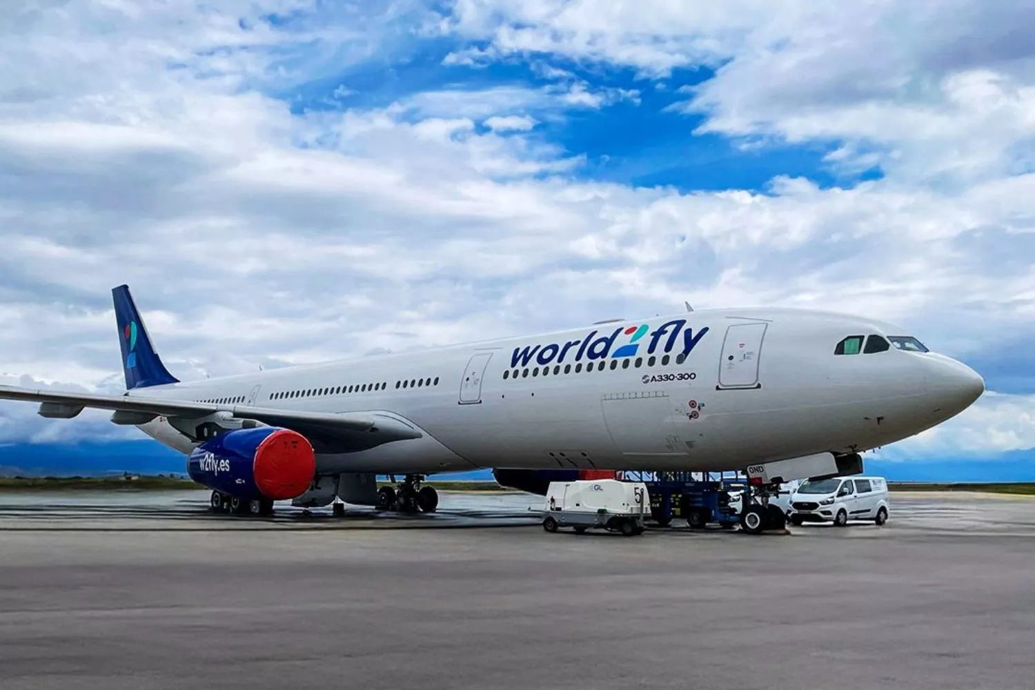 Un avión de World2Fly / WORLD2FLY -  X