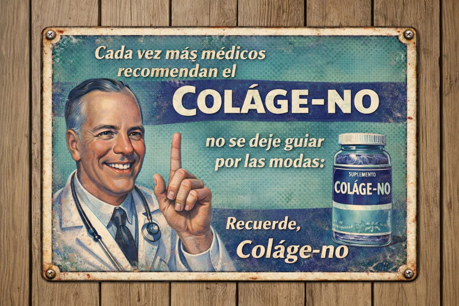 Fotomontaje sobre el colágeno 