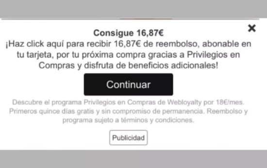 'Claim' de Privilegios en Compras / CG
