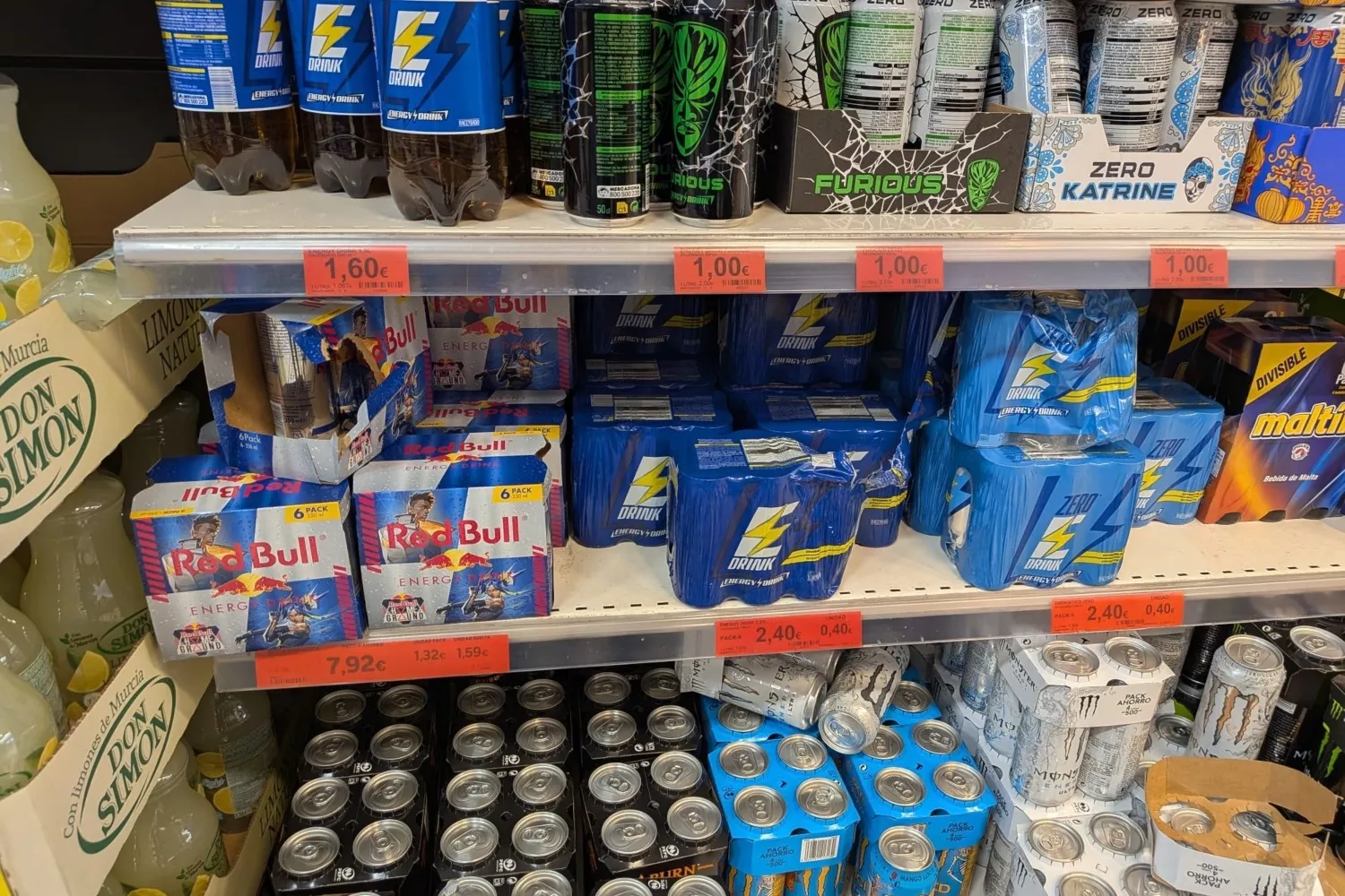 Bebidas energéticas / EP