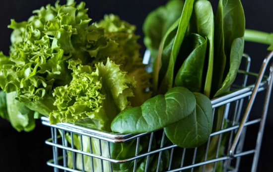 Caricatura de una cesta vegana/ CANVA Caricatura de una cesta vegana/ CANVA