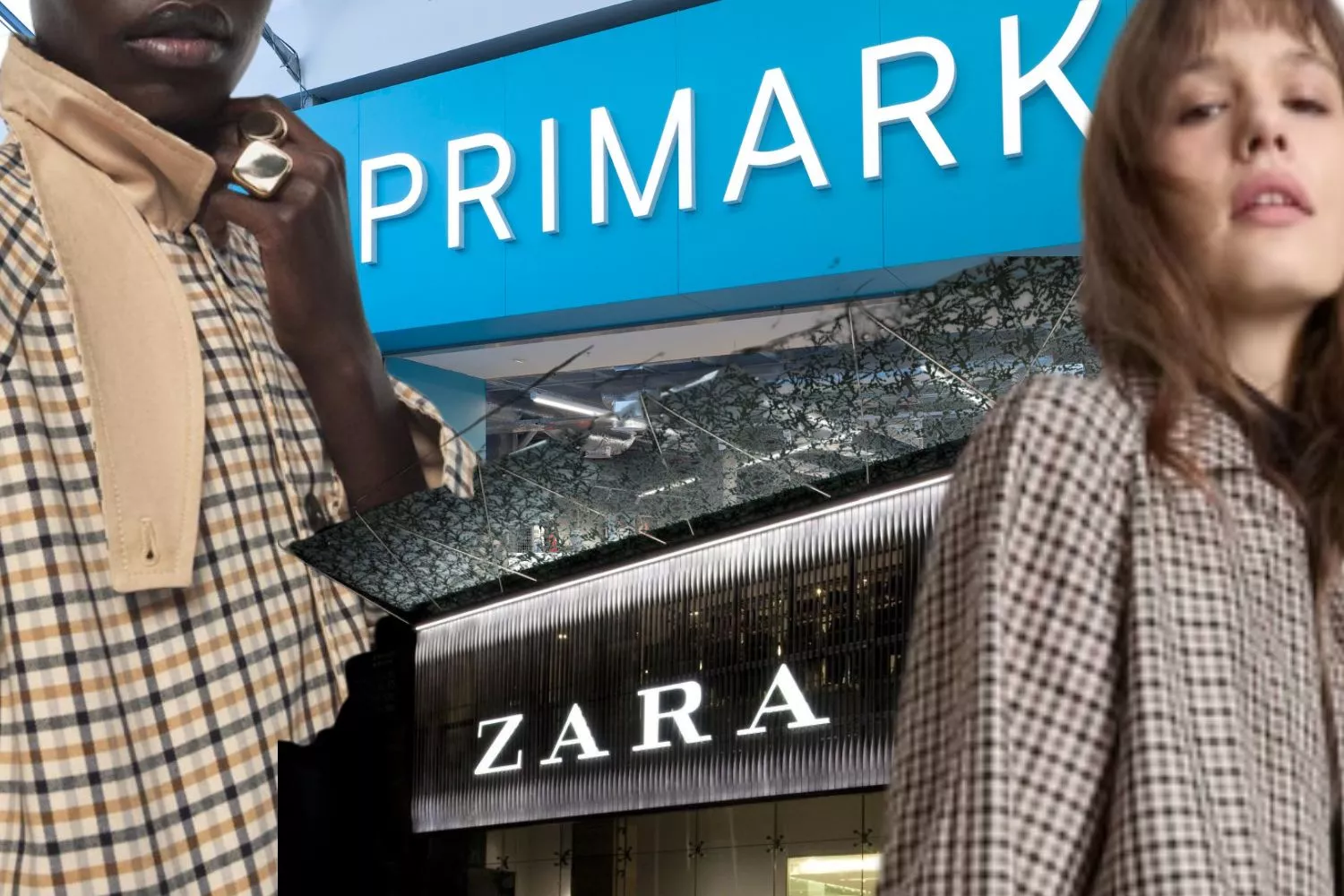  Primark y Zara sacan la misma prenda con cuarenta euros de diferencia / Montaje Consumidor Global