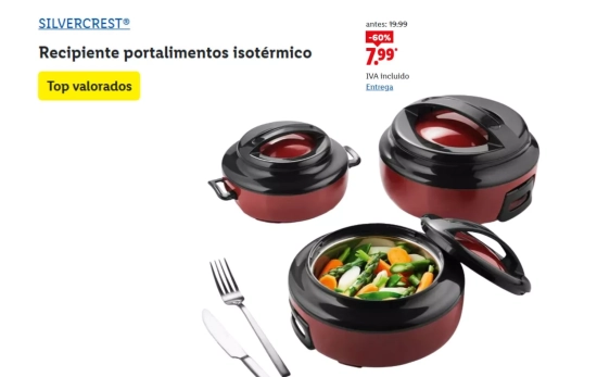 Set de recipientes para microondas/ LIDL