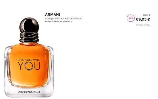'Stronger With You' de Armani/ DRUNI