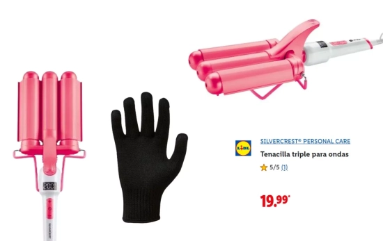 Tenacilla tripa con guante térmico/ LIDL