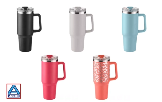 La taza viral de Aldi está disponible en 5 colores únicos / ALDI