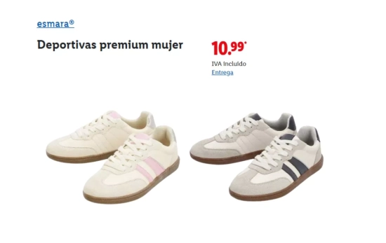 Deportivas premium mujer/ LIDL