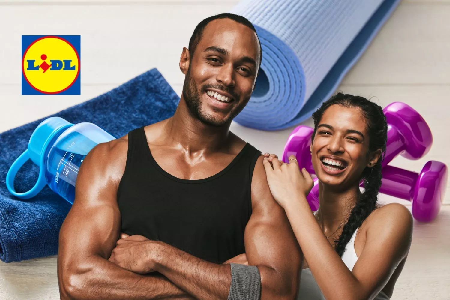 Lidl pone a la venta el aparato perfecto para entrenar sin salir de casa / Montaje Consumidor Global