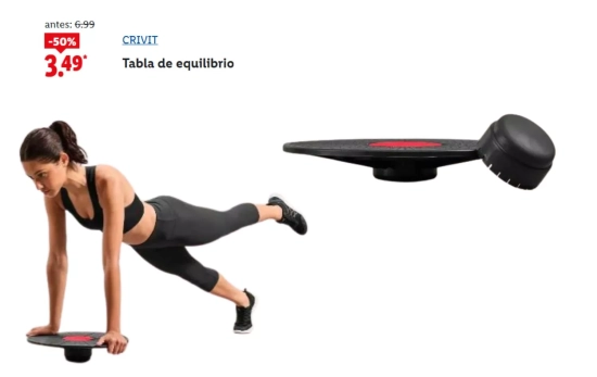 Tabla de ejercicios rebajada/ LIDL