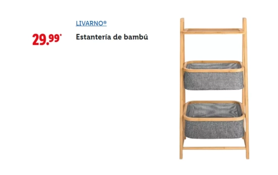 Estantería del bambú/ LIDL