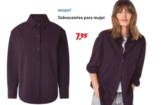 Sobrecamisa para mujer/ LIDL