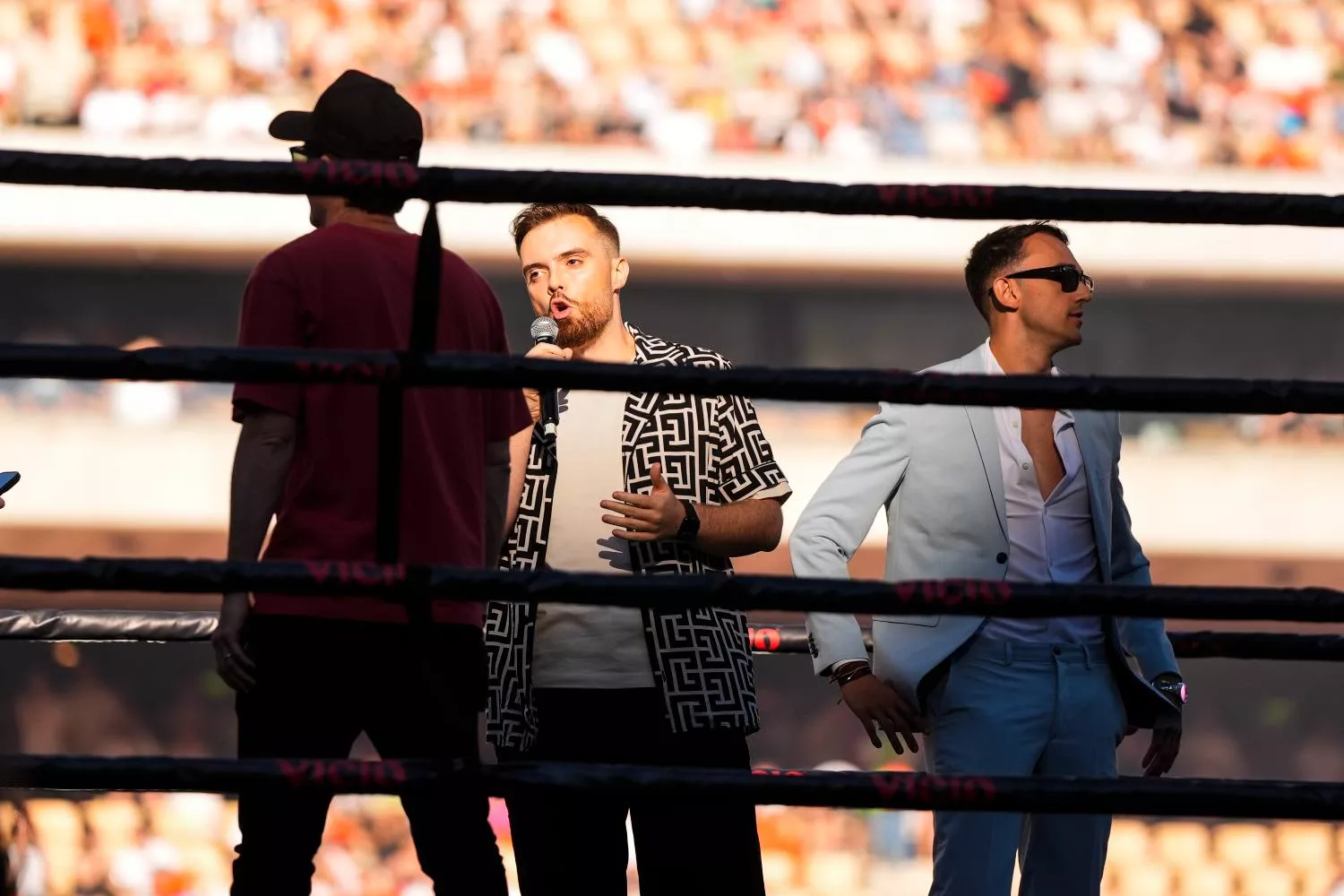Ibai Llanos, durante la quinta Velada del Año celebrada en Sevilla / EP