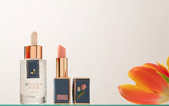 Prebase y pintalabios Colección Denim Blossom / MERCADONA