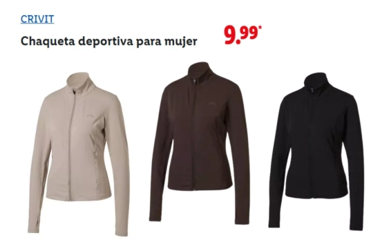 Chaqueta deportiva para mujer/ LIDL