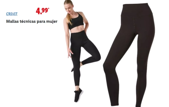 Mallas técnicas para mujer/ LIDL