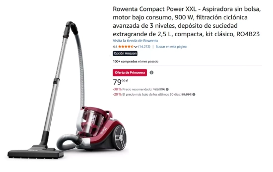 Rowenta Compact Power XXL/ AMAZON