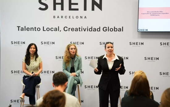 Alessandra Bonito durante la inauguración del nuevo 'hub' en Barcelona / SIMÓN SÁNCHEZ