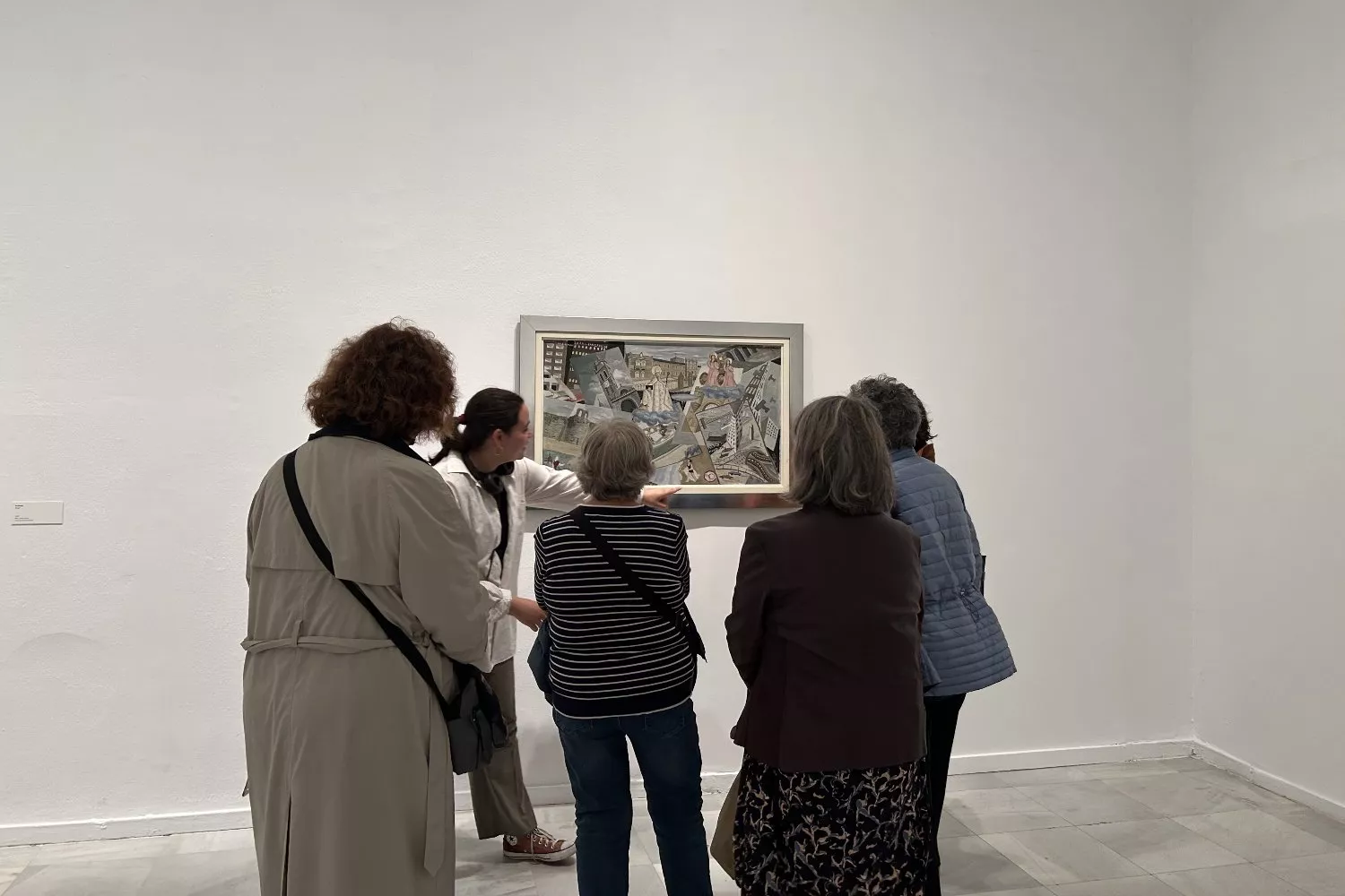 Una experta de Voilàrt durante una visita   CEDIDA