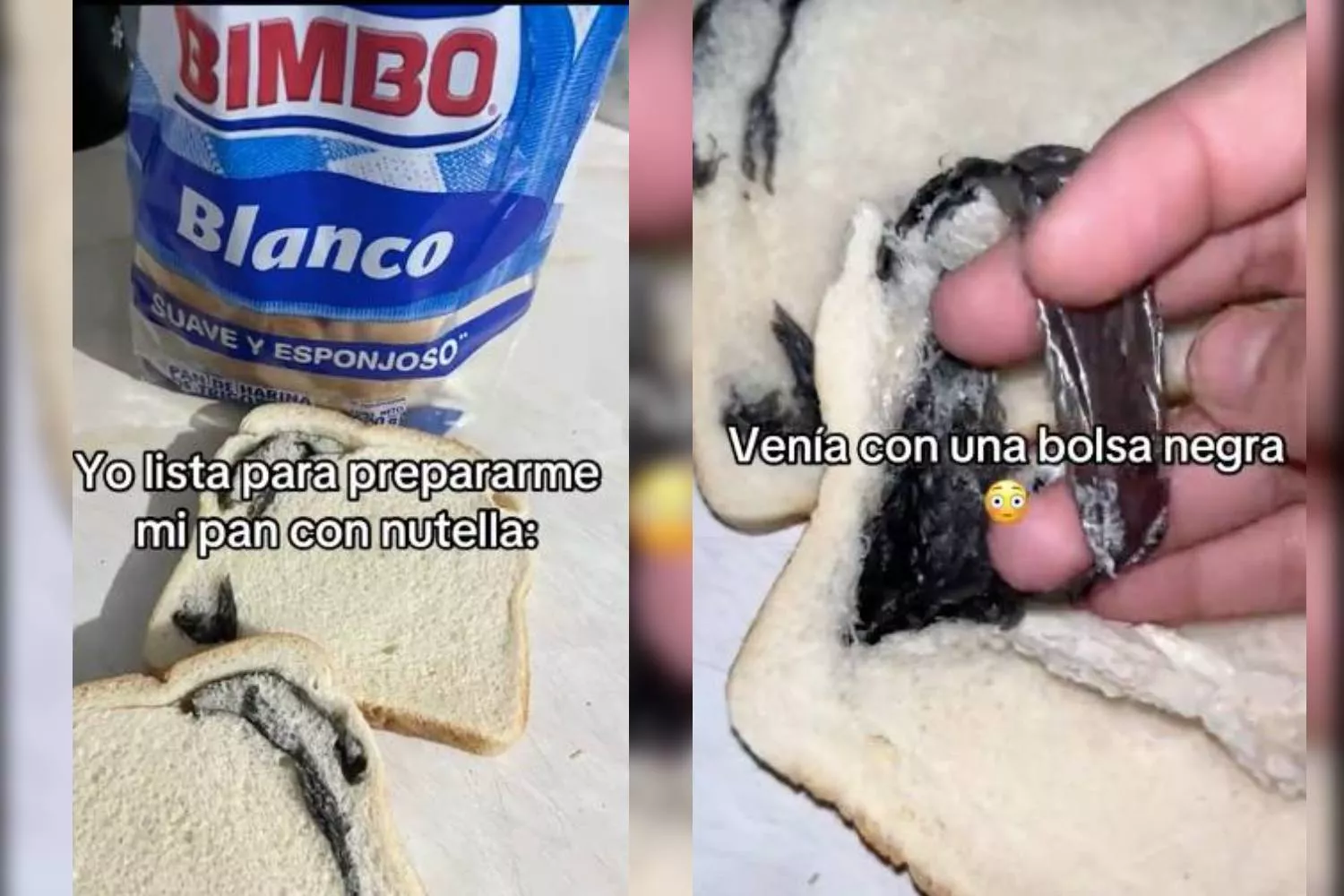 Pan Bimbo con bolsa de plástico incustrada   CG