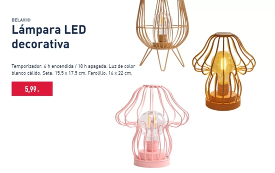 Iluminación LED/ ALDI