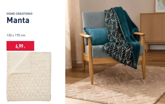 Manta de peluche/ ALDI