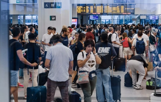 Viajeros en la estación de Chamartín Clara Campoamor / EUROPA PRESS
