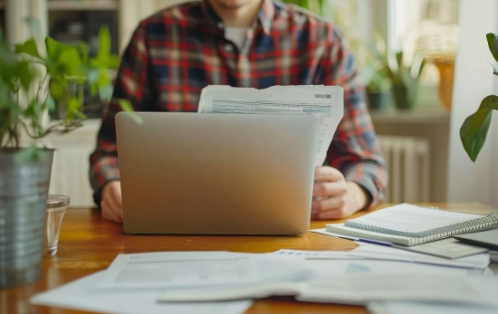 Una persona revisa unos documentos   FREEPIK