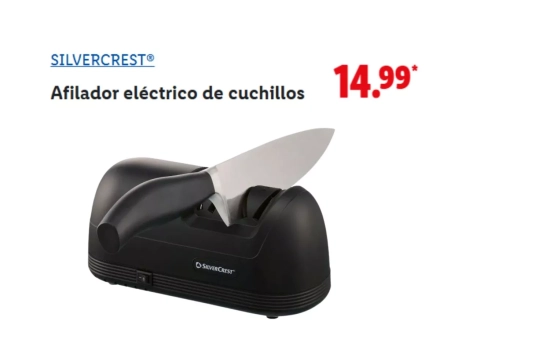 Afilador eléctrico de cuchillos/ LIDL