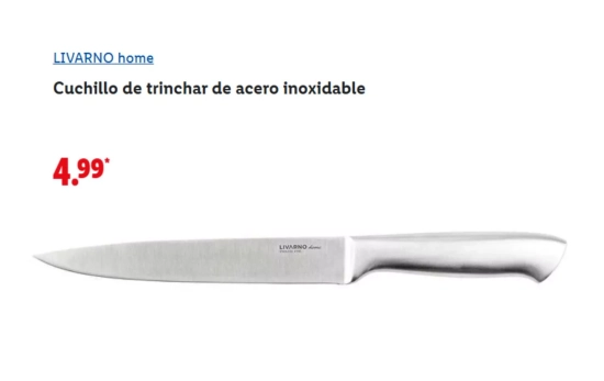 Cuchillo LIviarno home/ LIDL